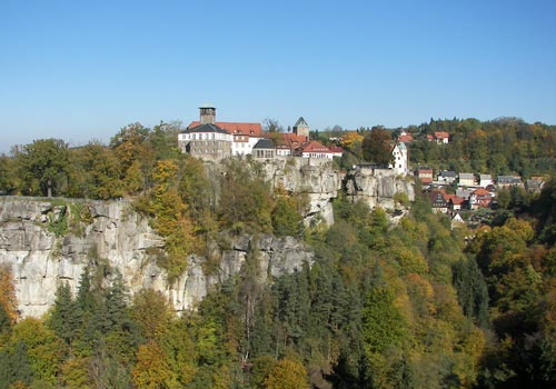 Burg Hohnstein im Herbst