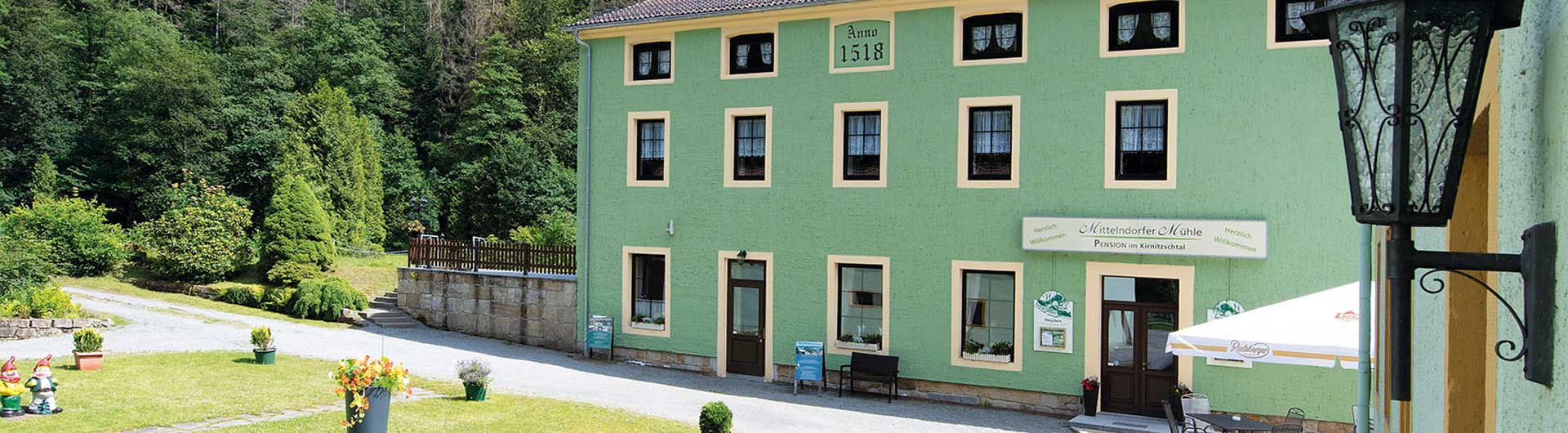 Pension Mittelndorfer Mühle - Haus am Kirnitzschbach